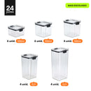 MaxLock® - Kit 24 Potes Herméticos Premium